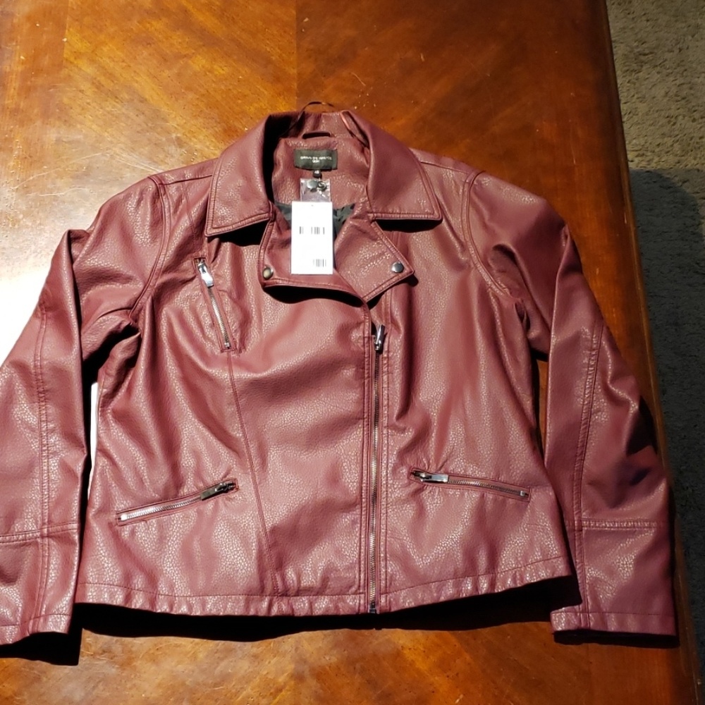 Leather coat  purchased while in France